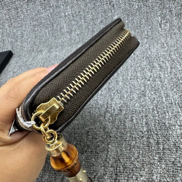 GUCCI Brown GG Leather Wallet 275-071925 - Picture 6 of 13